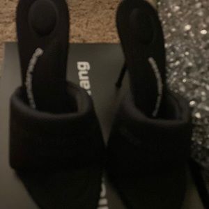 Alexanderwang Black Sandal size 38, Worn one time.